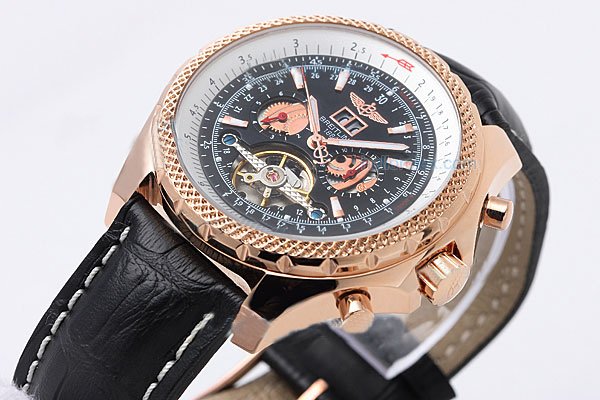 Breitling Bentley Motors Mulliner Tourbillon L18841 Round Automatic Black Dial Watch watches