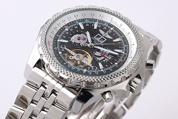 Breitling Bentley Motors Mulliner Tourbillon L18841 Stainless Steel Case Mens Round Watch watches