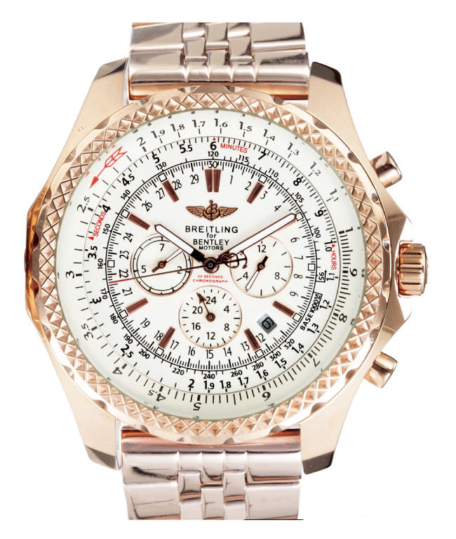 Breitling Bentley Motors R4736212/G665 White Dial Stainless Steel Case Stainless Steel Bezel Watch watches