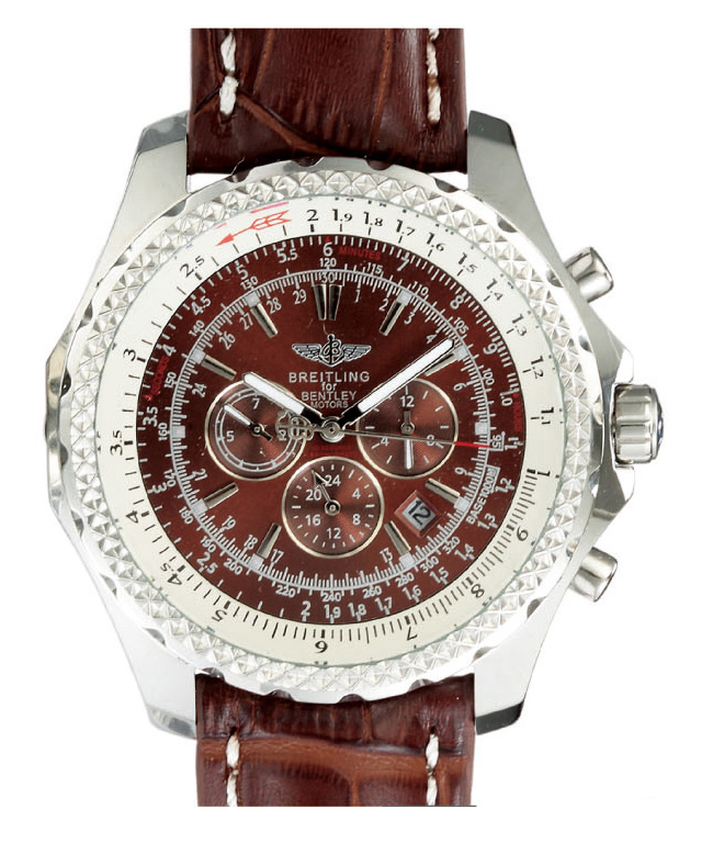 Breitling Bentley Motors T A2536212/Q565 Mens 48.7mm Brown Cow Leather Strap Watch watches