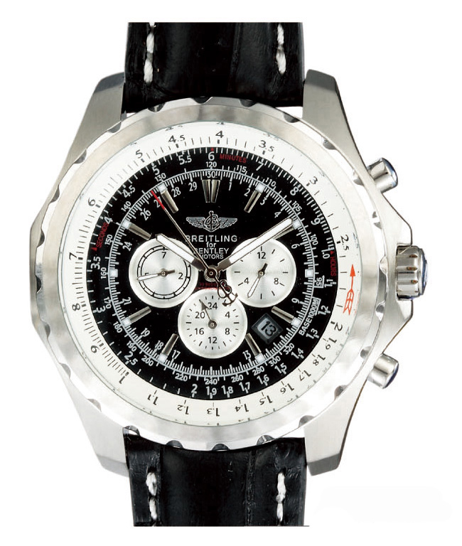 Breitling Bentley Motors T A2536313 Automatic Round Black Dial Watch watches
