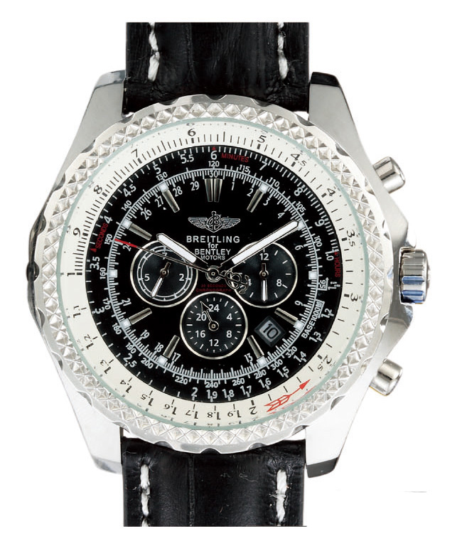 Breitling Bentley Motors T A2536313/B954 Black Dial Stainless Steel Case Stainless Steel Bezel Watch watches