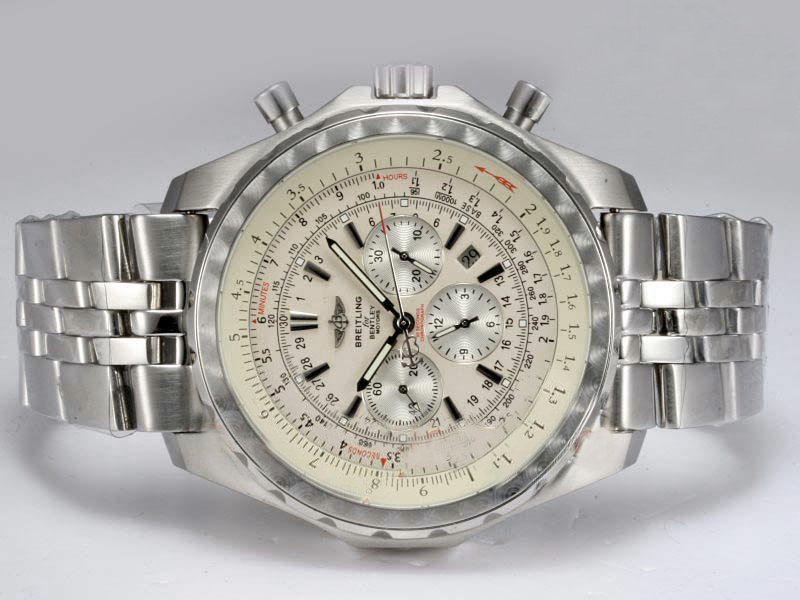 Breitling Bentley Motors T A2536313/G552-974A Quartz Chronograph Grey Dial 49mm Watch watches