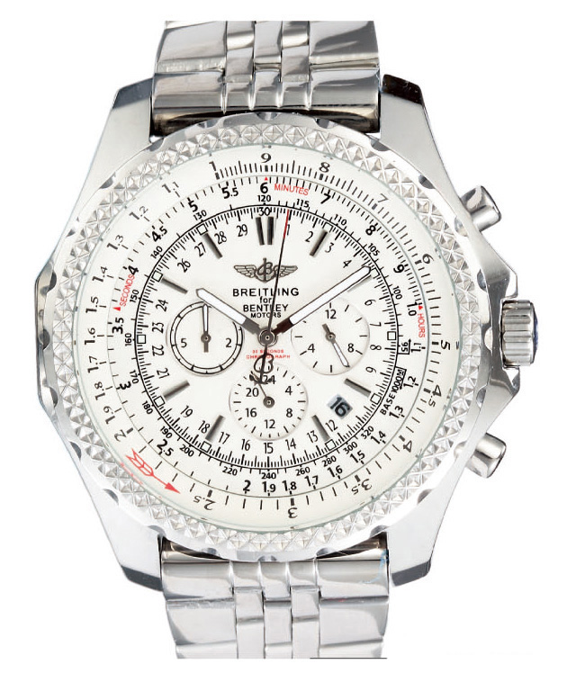Breitling Bentley Motors T A2536313/G552 White Dial Stainless Steel Case Watch watches