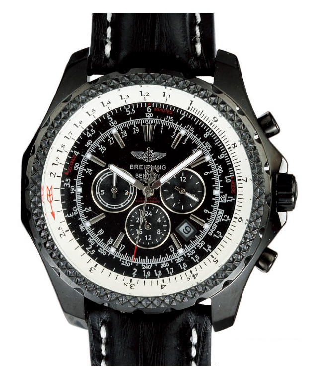 Breitling Bentley Motors T Black Dial 48.7mm Stainless Steel Case Mens Watch watches