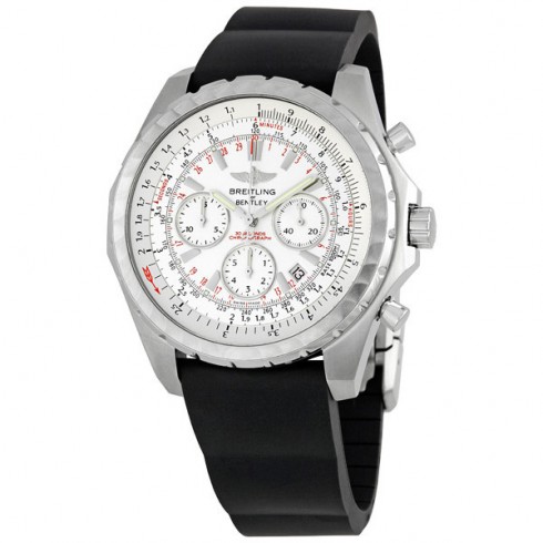 Breitling Bentley Motors T Silver Dial Chronograph Men's Watch A2536313-G675BKRD watches