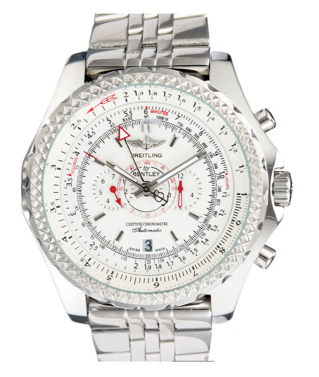 Breitling Bentley Supersports A2636416/BB66-1RD Round Mens Stainless Steel Case Watch watches
