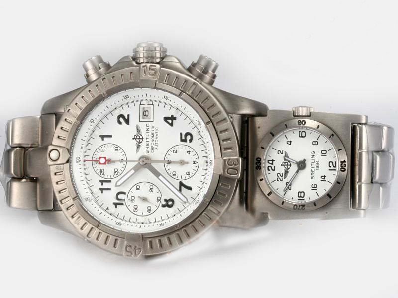 Breitling Chrono Avenger C1-180906530708 Round White Dial Watch watches