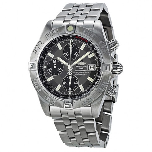 Breitling Chrono Galactic Chronograph Grey Dial Men's Watch A1336410-F517SS watches