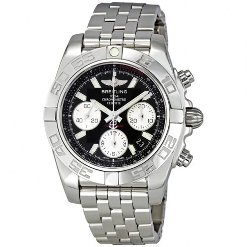 Breitling Chronomat 41 Black Dial Automatic Men's Watch AB014012-BA52SS watches