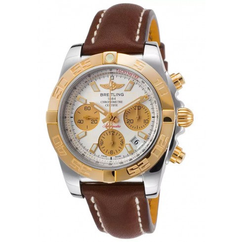Breitling Chronomat 41 Silver Dial Chronograph Automatic Men's Watch CB14012-G713BRLT watches