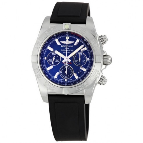 Breitling Chronomat 44 Automatic Chronograph Blue Dial Men's Watch AB011011-C789 watches
