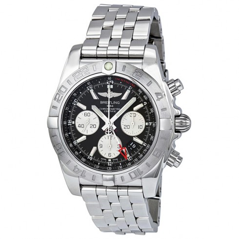 Breitling Chronomat 44 GMT Black Dial Men's Watch AB042011-BB56SS watches