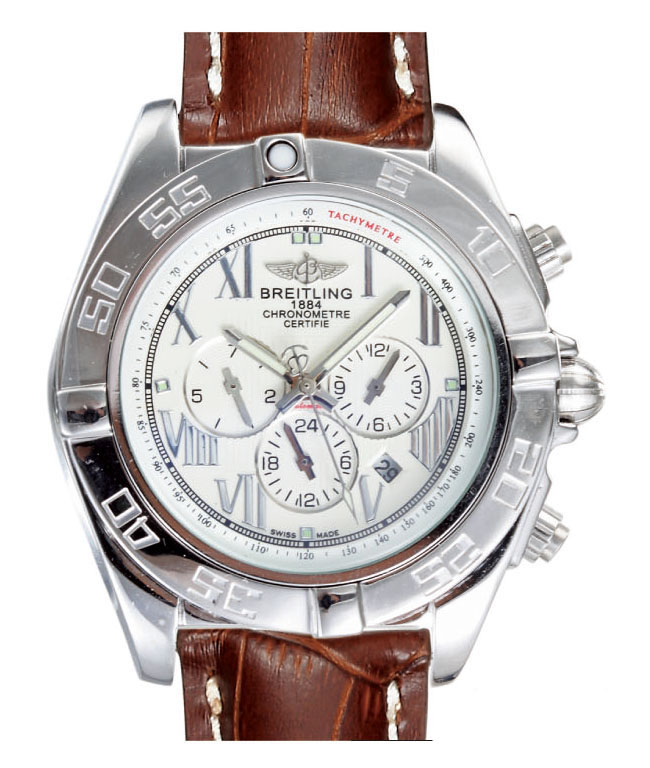 Replica Breitling Chronomat B01 AB011012/A690-2CD 43.5mm Automatic White Dial Watch Watch