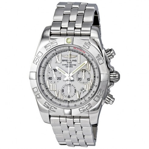 Breitling Chronomat B01 Antarctica White Chronograph Men's Watch AB011011-A690SS watches