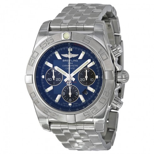 Breitling Chronomat B01 Blue Dial Automatic Chronograph Men's Watch AB011011-C789SS watches