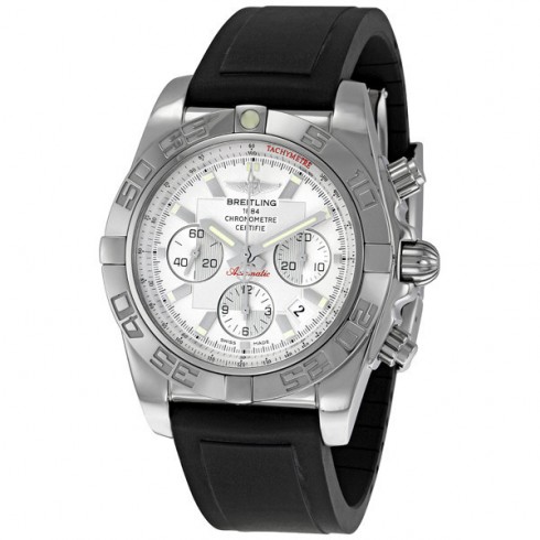 Breitling Chronomat B01 Silver Dial Chronograph Men's Watch AB011012-G684BKPD watches