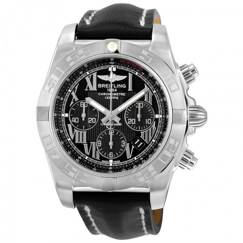 Breitling Chronomat Black Leather Men's Watch AB011011-B956BKLT watches