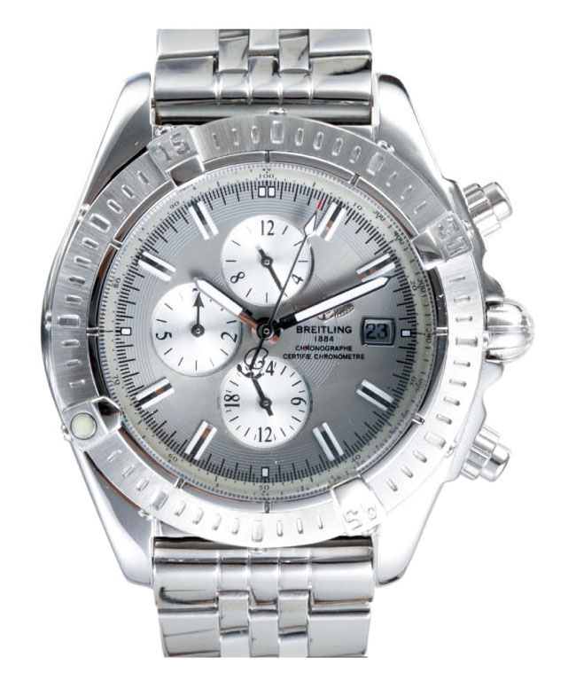 Breitling Chronomat Evolution A1335611/A573-SS Mens 43.7mm Stainless Steel Case Watch watches