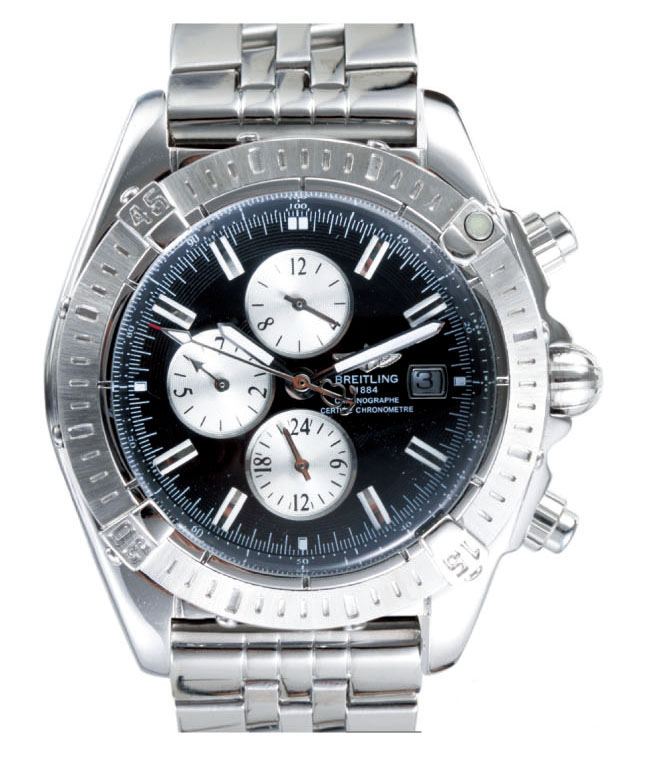 Breitling Chronomat Evolution A1335611/B719-SS Mens Automatic 43.7mm Watch watches