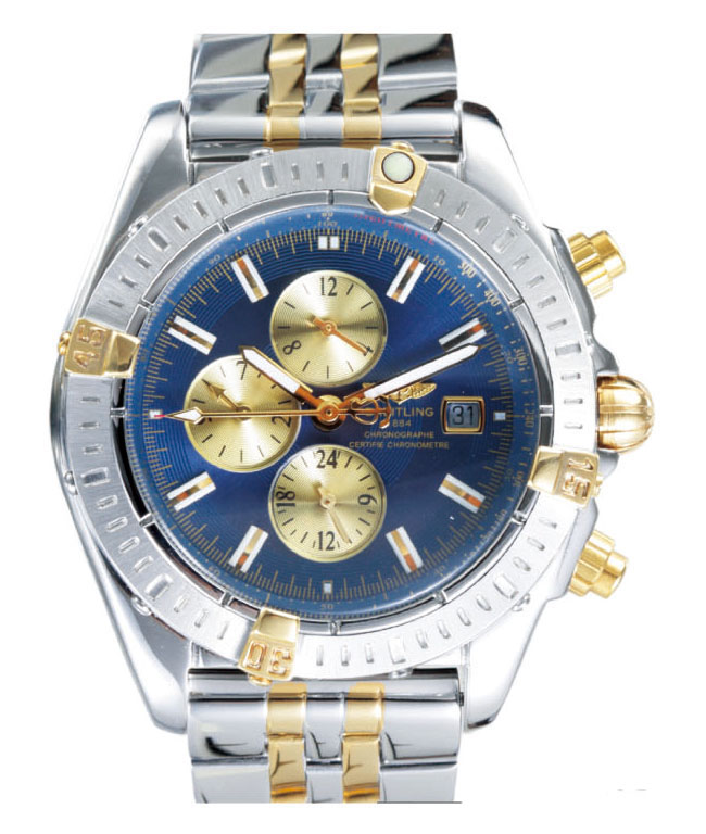 Breitling Chronomat Evolution B1335611/C646-TT Automatic Mens Stainless Steel Bezel Watch watches