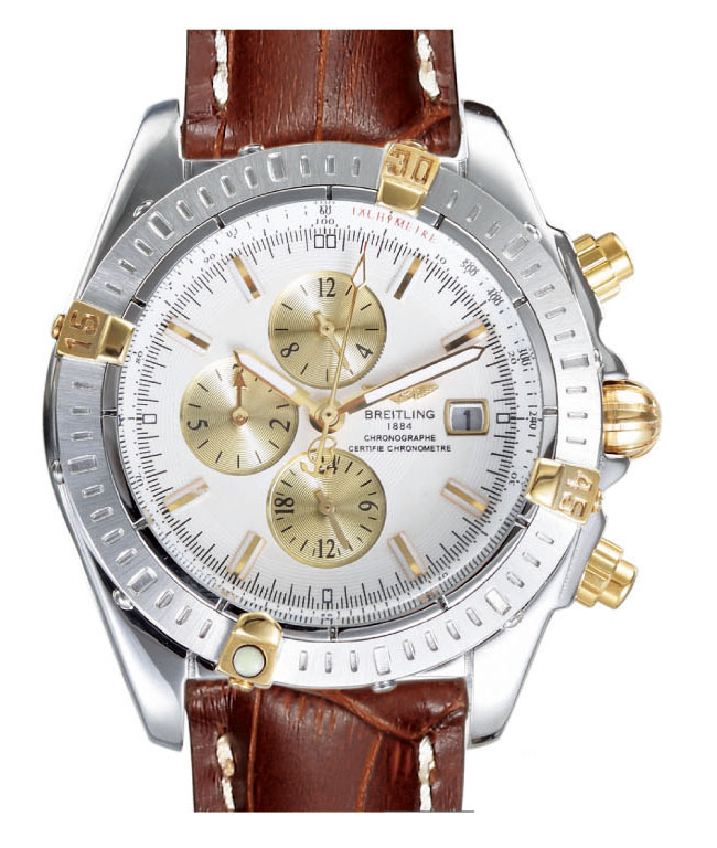 Breitling Chronomat Evolution C1335653/A647 Automatic White Dial 43.7mm Watch watches