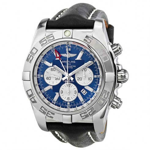 Breitling Chronomat GMT Automatic Chronograph Blue Dial Men's Watch AB041012-C834BKLT watches