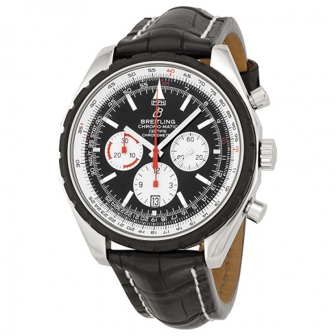 Breitling Chrono-Matic 49 Automatic Black Dial Men's Watch A1436002-B920 watches