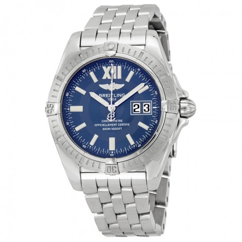 Breitling Cockpit Blue Dial Stainless Steel Men's Watch A4935011-C671SS watches