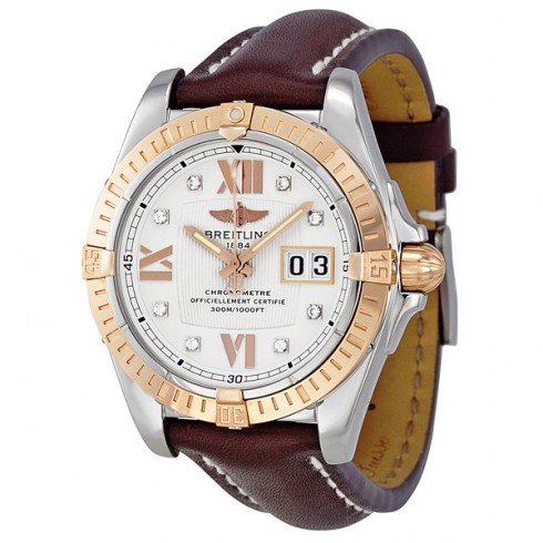Breitling Cockpit Diamond Rose Gold Automatic Men's Watch C4935012-A672BRLT watches