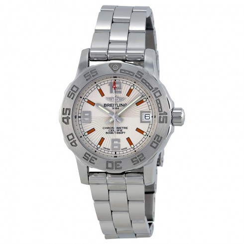 Breitling Colt 33 Silver Dial Ladies Watch A7738711-G764SS watches
