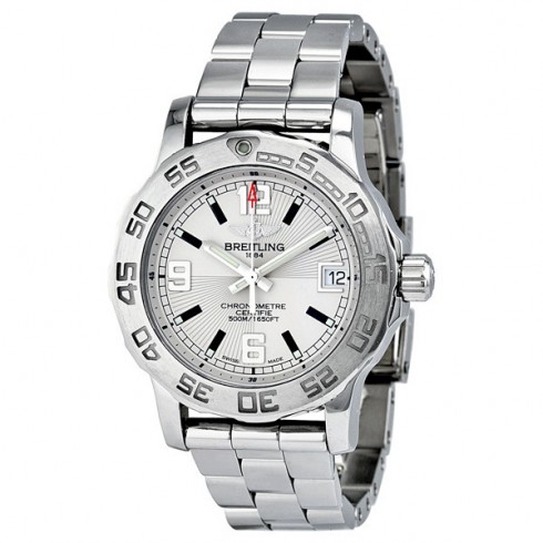 Breitling Colt 33 Silver Dial Stainless Steel Ladies Watch A7738711-G744SS watches