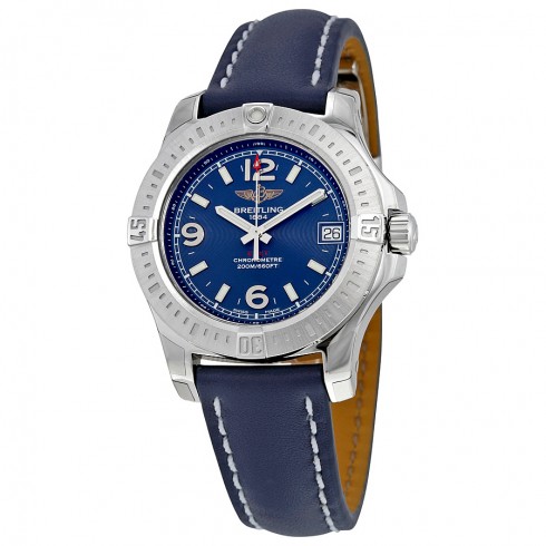 Breitling Colt 36 Blue Dial Quartz Ladies Watch A7438911-C913BLLD watches