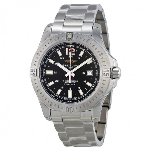 Breitling Colt Automatic Black Dial Stainless Steel Men's Watch A1738811-BD44SS watches