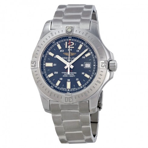 Breitling Colt Automatic Marine Blue Dial Stainless Steel Men's Watch A1738811-C906SS watches