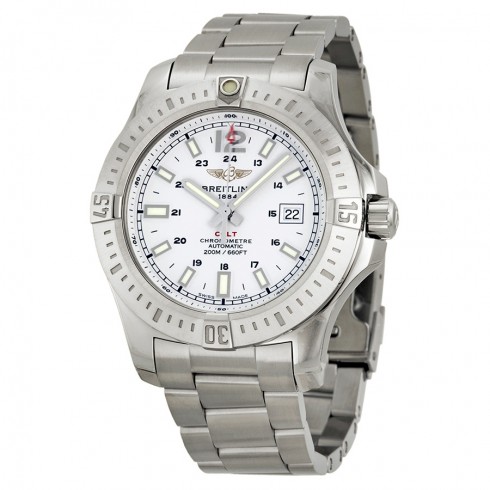 Breitling Colt Automatic Silver Dial Stainless Steel Men's Watch A1738811-G791SS watches