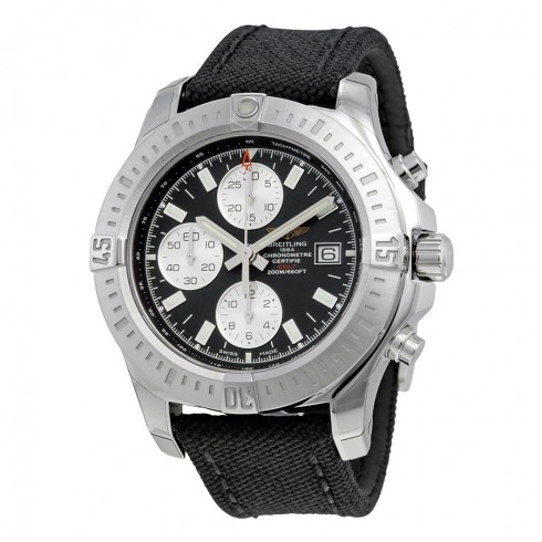Breitling Colt Chronograph Automatic Black Dial Military Strap Men's Watch A1338811-BD83BKFT watches