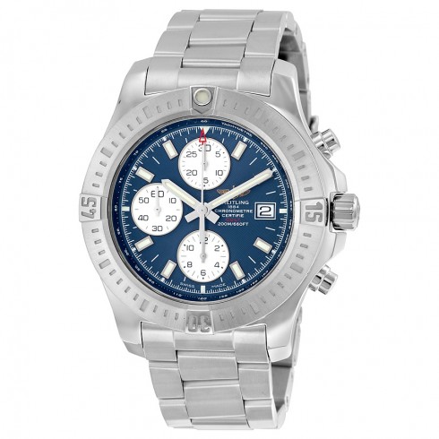 Breitling Colt Chronograph Automatic Mariner Blue Dial Stainless Steel Men's Watch A1338811-C914SS watches