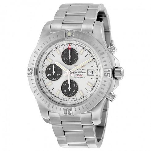 Replica Breitling Colt Chronograph Automatic Stratus Silver Dial Stainless Steel Men's Watch A1338811-G804SS Watch