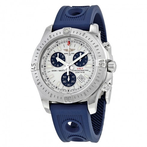 Breitling Colt Chronograph Silver Dial Quartz Men's Watch A7338811-G790BLOR watches