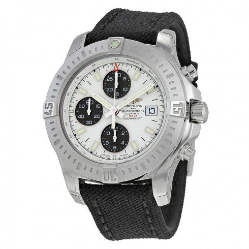 Breitling Colt Chronograph Stratus Automatic Silver Dial Men's Watch A1338811-G804BKFT watches