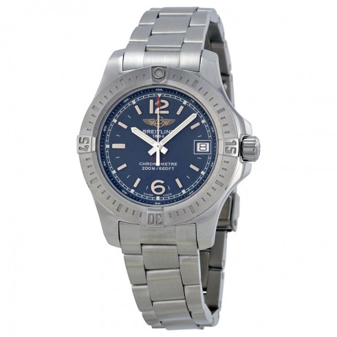 Breitling Colt Lady Blue Dial Stainless Steel Ladies Watch A7738811-C908SS watches