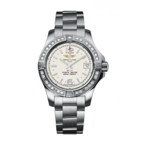Breitling Colt Lady Stratus Silver Dial Professional III Steel Men's Watch A7738853-G793SS watches