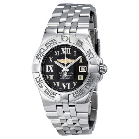Breitling Galactic 30 Black Dial Stainless Steel Ladies Watch A71340L2-B950SS watches