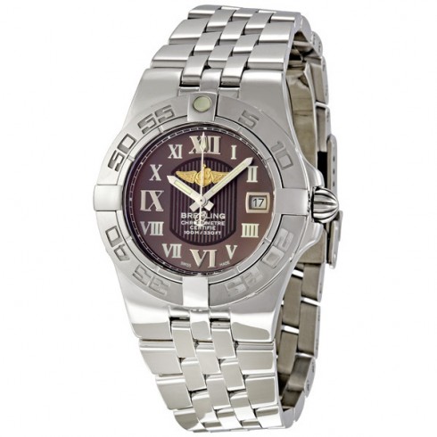 Breitling Galactic 30 Bronze Dial Steel Ladies Watch A71340L2-Q561SS watches