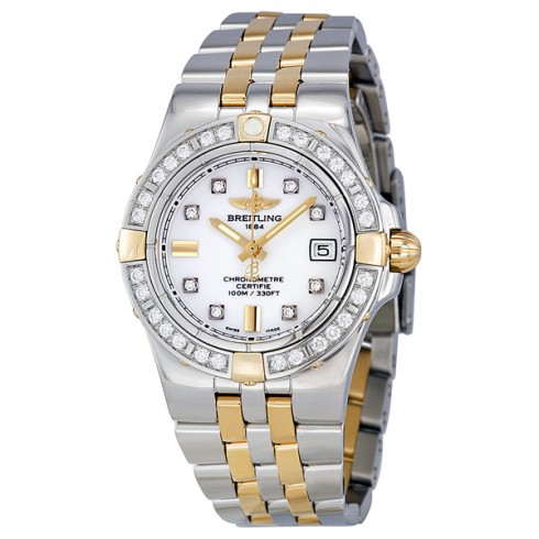 Breitling Galactic 30 Diamond Two-tone Ladies Watch B71340LA-A714TT watches