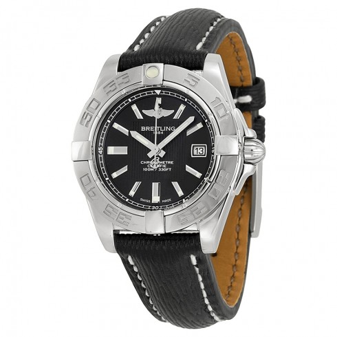 Breitling Galactic 32 Black Leather Ladies Watch A71356L2-BA10BKSLT watches