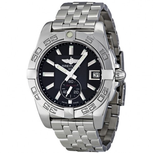 Breitling Galactic 36 Black Dial Stainless Steel Automatic Unisex Watch A3733012-BA33SS watches