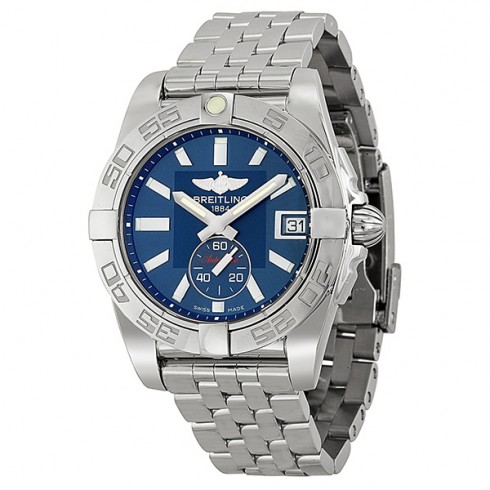 Breitling Galactic 36 Blue Dial Stainless Steel Men's Watch A3733012-C824SS watches