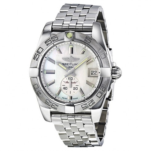 Breitling Galactic 36 Mother of Pearl Dial Stainless Steel Unisex Watch A3733011-A716SS watches
